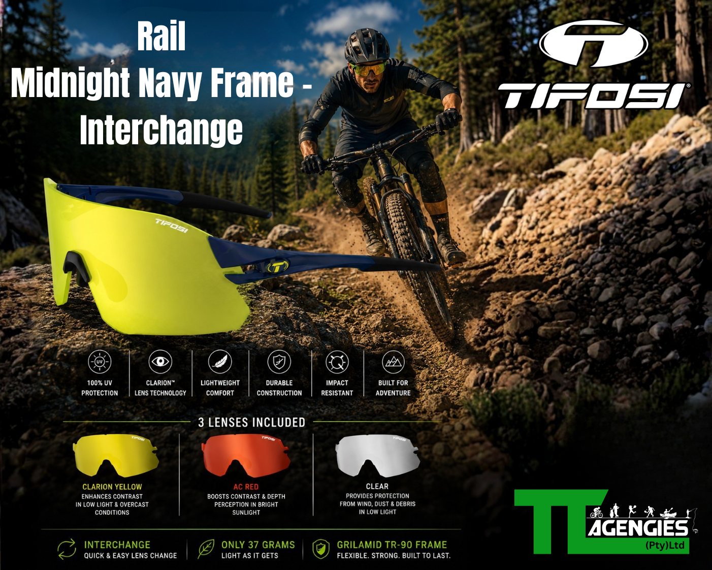 Rail Midnight Navy Frame - Interchange