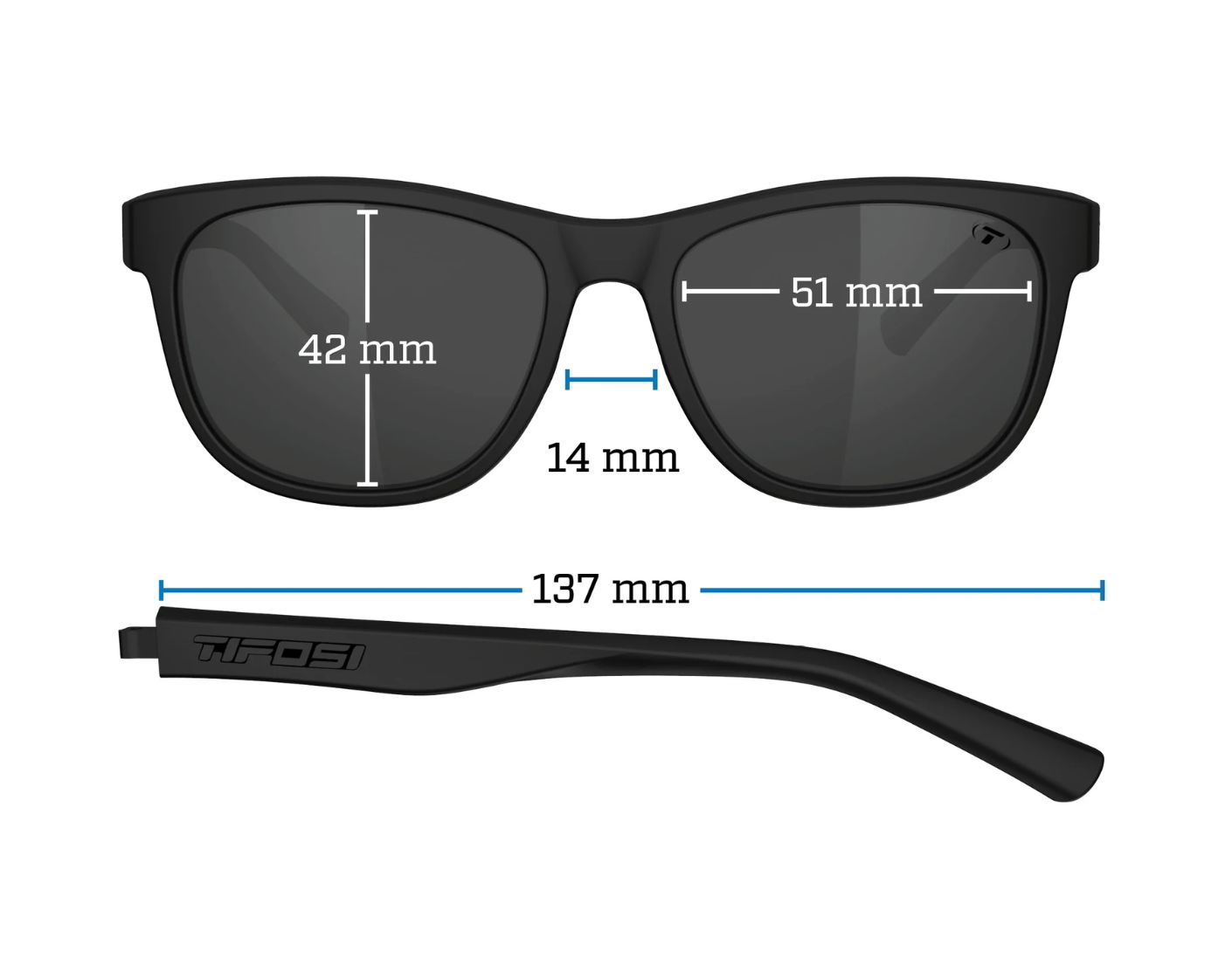 Swank Satin Black Frame - (Polarized Smoke Tint)