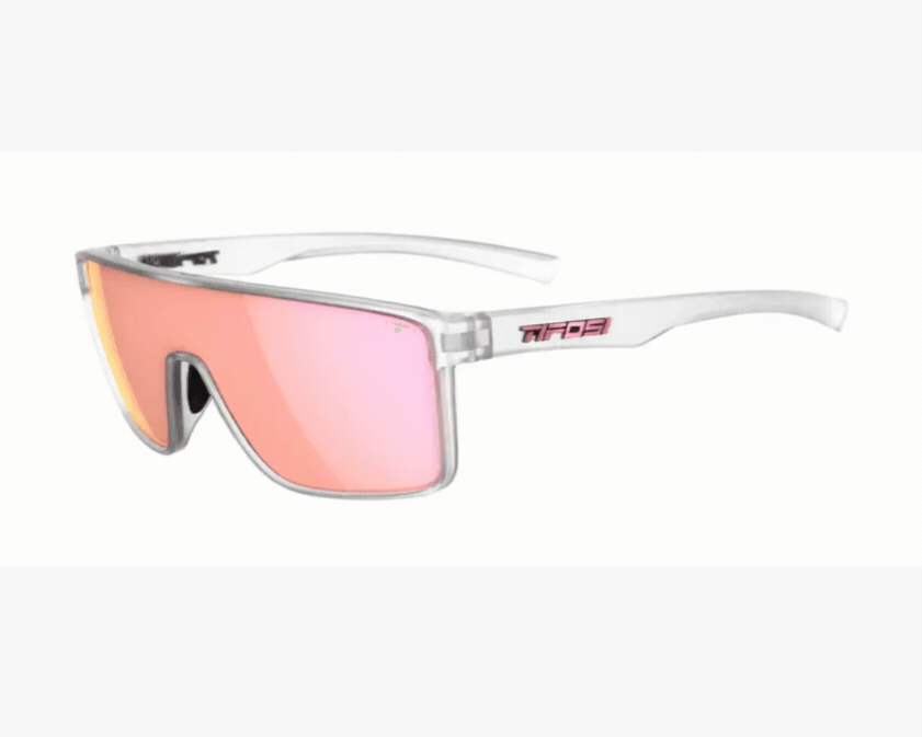 Sanctum Satin Clear Frame - Brown Tint with Pink Mirror