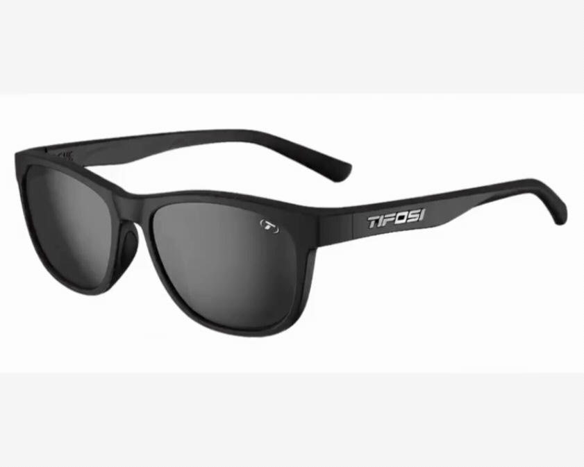 Swank Satin Black Frame - (Polarized Smoke Tint)