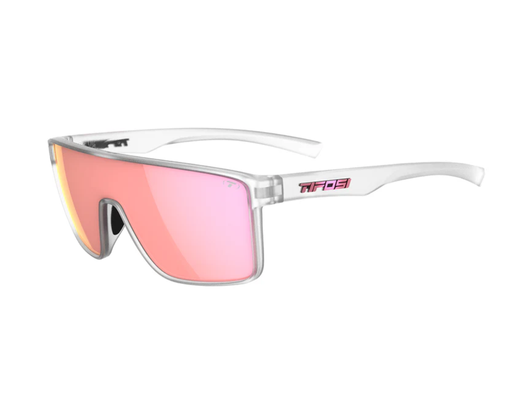 Sanctum Satin Clear Frame - Brown Tint with Pink Mirror