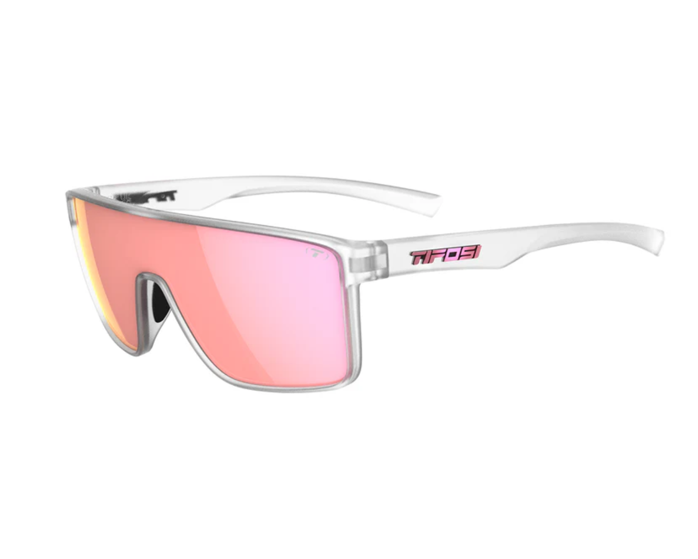 Sanctum Satin Clear Frame - Brown Tint with Pink Mirror