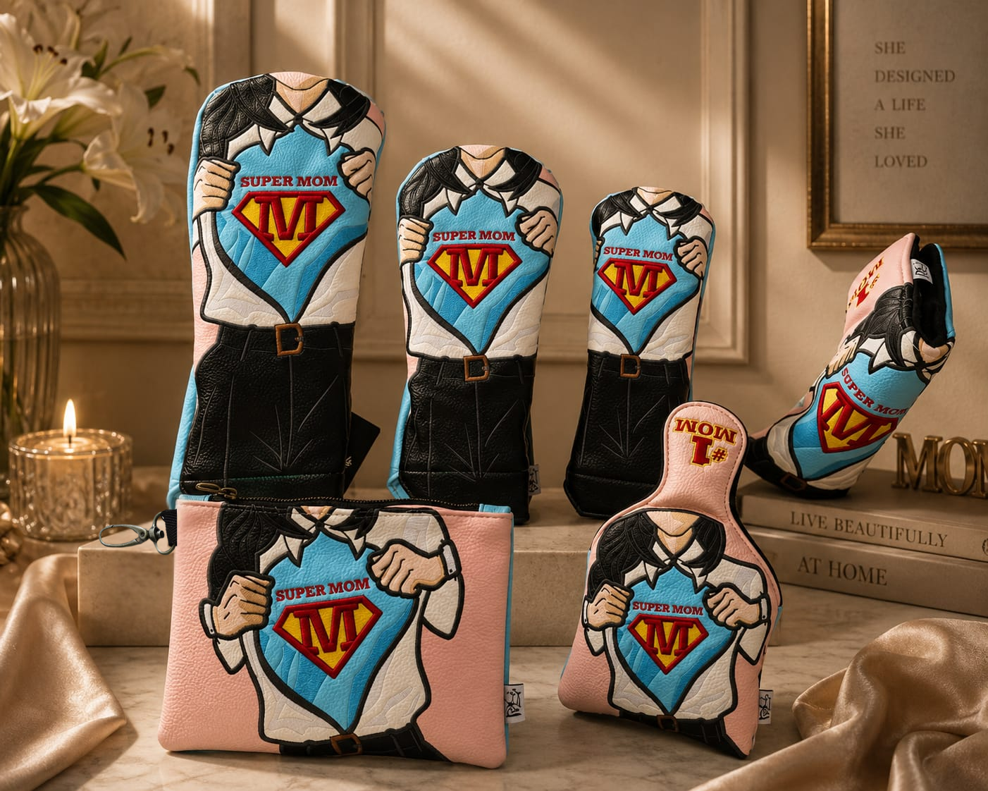 Super Mom Covers & Tote Bag