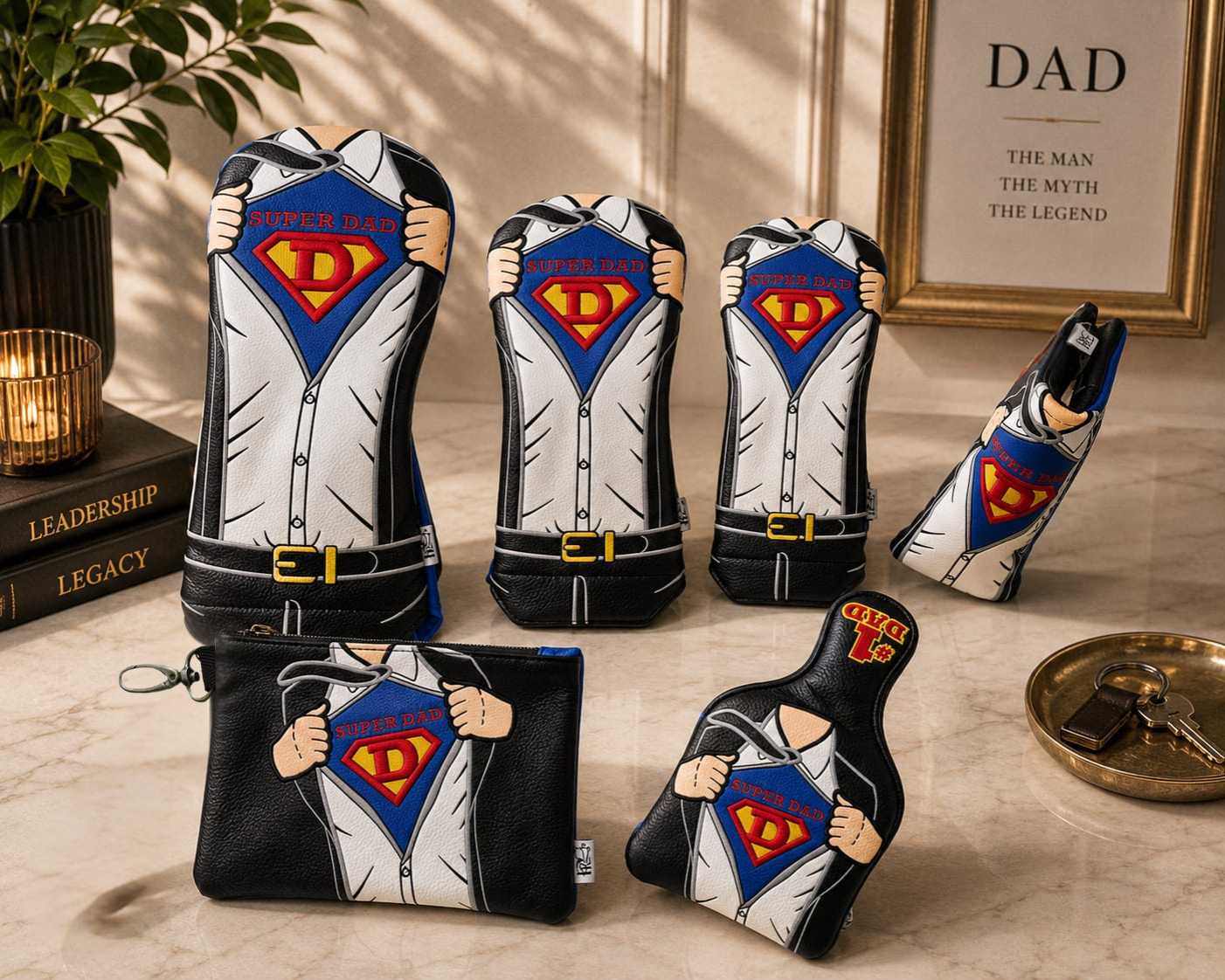 Super Dad Covers & Tote Bag